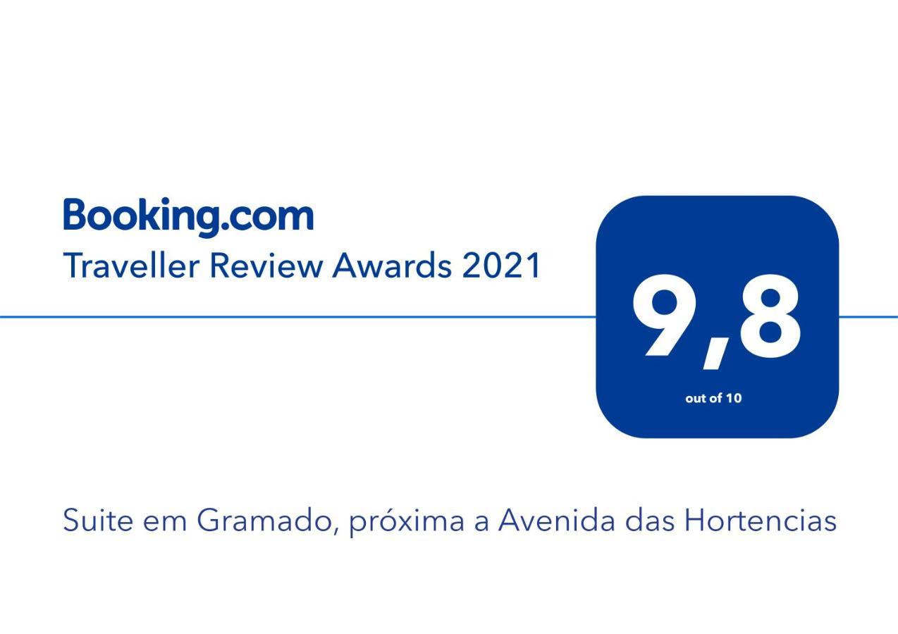 Suite Em Gramado, Proxima A Avenida Das Hortencias Екстериор снимка